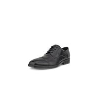 ECCO Metro Milan Cap Black Leather Mens Formal Shoes 523364-01001