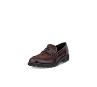 ECCO Womens Metropole Oslo Loafers Shoes Maroon 3.5 UK