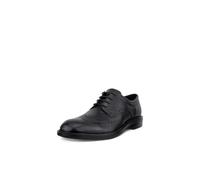 ECCO Metropole Prague Brogue Black leather Mens Brogues 538344-01001 in a Plain Leather in Size 44