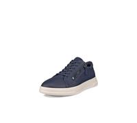 ECCO Move W Zip Navy Leather Womens Lacing Shoes 223813-54668