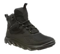 Ecco MX 820223 Synthetic Textile Women's Lace Up Trainers - Black - Size:UK 6.5-7