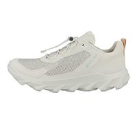 Ecco MX 820263 Textile Synthetic Women's Lace Up Trainers - White White Concrete - Size:UK 4.5