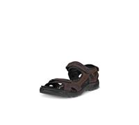 ECCO Offroad Mens Brown waxy leather Mens sandals 822184-02178 in a Plain Nubuck Leather in Size 47