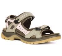 Ecco Offroad Nubuck Leather Trail Walking Womens Sandal In Khaki UK 6 - 9