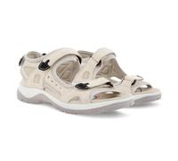 Ecco Women's Walking Sandals Offroad - Plain Leather Open Toe - Beige Size 35