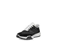 ECCO Women's Retro Sneaker, Black, 6.5 UK