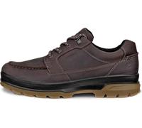Ecco Shoes Rugged Track Men's Waterproof Leather Shoes Coffee Brown Size 7.5-12.