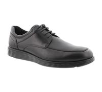 Ecco S Lite Hybrid 520324 Full Grain Leather Men's Lace Up Shoes - Black - Size:UK 7.5