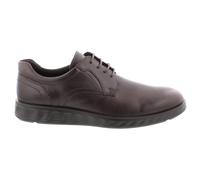 Ecco S Lite Hybrid Leather Men's Lace Up Shoes - Mocha - Size:UK 10