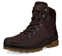 Ecco Shoes Rugged Track Men's Waterproof Leather Boots Coffee Brown Size 7.5-12.