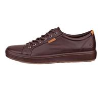 Ecco Soft 7 430003 Full Grain Leather Women's Comfort Trainers - Fig - Size:UK 6