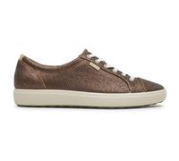 Ecco Soft 7 430003 Leather Women's Low Top Trainers - Bronze Antique - Size:UK 4.5