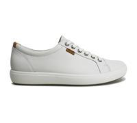 ECCO Soft 7 Lace White Leather Womens trainers 430003-01007 in a Plain Leather in Size 37