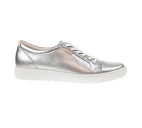 ECCO Womens Soft 7 430003 Nubuck Metallic Silver Trainers 6 UK