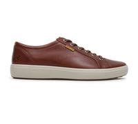 Ecco Soft 7 430004 Leather Men's Low Top Trainers - Cognac - Size:UK 14.5-15