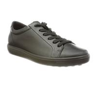 Ecco Soft 7 470303 Leather Women's Low Top Trainers - Black - Size:UK 6.5-7