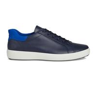 Ecco Soft 7 470824 Leather Men's Fashion Trainers - Marine Virtual - Size:UK 9-9.5
