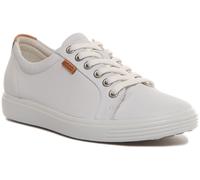 Ecco Soft 7 In White Light Wright Eva Sole Lace Up Trainer Size UK 3- 9