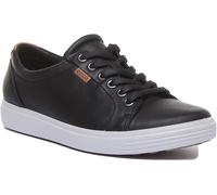 ECCO Women's Soft 7 Sneaker, Black, 3.5-4 UK