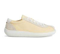 Ecco Soft Zero Leather Women's Lace Up Trainers - Straw Limestone - Size:UK 7.5