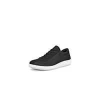 Ecco Soft Zero Leather Women's Comfort Trainers - Black Black - Size:UK 5-5.5