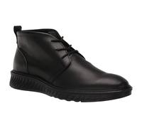 Ecco St 1 Hybrid 836814 Leather Men's Ankle Boots - Black - Size:UK 7.5