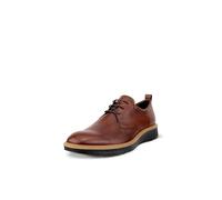 ECCO St.1 Hybrid Plain Toe Tie, Cognac/Cognac, 6-6.5