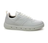 Ecco Street 720 Full Grain Leather Men's Fashion Trainers - White - Size:UK 6.5-7