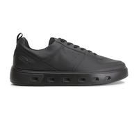 Ecco Street 720 Full Grain Leather Men's Low Top Trainers - Black - Size:UK 11.5