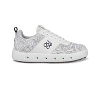 (UK 9-9.5, White) Ecco Mens 2025 Street 720 Hybrid Leather Waterproof Spikeless Golf Shoes