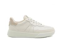 Ecco Street Court Leather Men's Fashion Trainers - White Shadow White - Size:UK 10.5-11