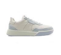 Ecco Street Court Leather Women's Fashion Trainers - Air White - Size:UK 7.5