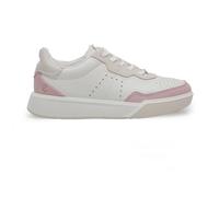 Ecco Street Court Leather Women's Fashion Trainers - Old Rose White Rose Dust - Size:UK 6.5-7