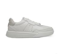 Ecco Street Court Leather Women's Fashion Trainers - White Shadow White - Size:UK 4.5