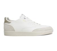 Ecco Street Lite 212853 Nubuck Leather Women's Low Top Trainers - Limestone White Pure Whte Gold - Size:UK 5-5.5