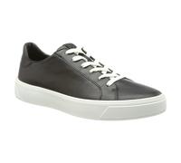 Ecco Street Tray 291143 Leather Women's Lace Up Trainers - Black - Size:UK 5-5.5