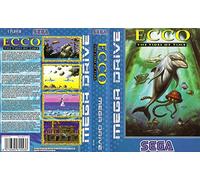 Ecco The Dolphin Mega Drive Replacement Box Art Case Insert Cover only