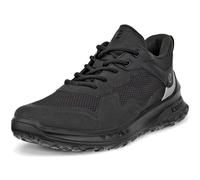 Ecco ULT-TRN Synthetic Textile Women's Outdoor Trainers - Black Black Silver Metallic - Size:UK 6