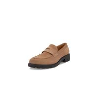 ECCO Vienna Loafers, Camel Suede, 7-7.5