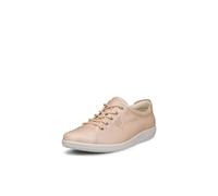 ECCO Women's Sneaker Soft 2.0, Nature, 8.5
