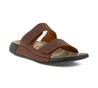 ECCO Cozmo Womens Velcro Brown leather Womens Slide Sandals 206823-02658 in a Plain Leather in Size 41