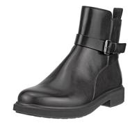ECCO Amsterdam Tex Metropole Black leather Womens ankle boots 222013-01001 in a Plain Leather in Size 38