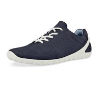 ECCO Biom Lite W Navy Womens trainers 802403-02038 in a Plain Leather in Size 37