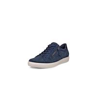 ECCO Women's Classic Sneaker W, Marine/Pure Silver Heavy, 2.5 UK