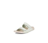 ECCO Women's Cozmo Two Band Slide Sandal, Matcha Nubuck, 3.5/4 UK