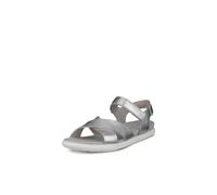 ECCO Women Damara Sandal, Pure Silver Metallic, 5-5.5 UK