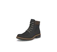 ECCO Women's Elaina Lace Boot Hydromax Ankle, Black/Tarmac, 4/4.5 UK
