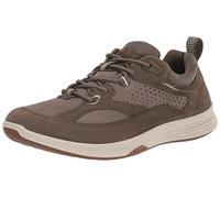 ECCO Women's Exceed Walking Sneaker Hiking Shoe, Tarmac/Warm Grey Nubuck, 10-10.5 US