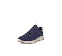 ECCO Womens Exostride Low GTX Leather Trainers - Night Sky - UK 5-5.5