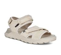 ECCO Women's Exowrap Flat Sandal, Brun Limestone Limestone, 2.5 UK